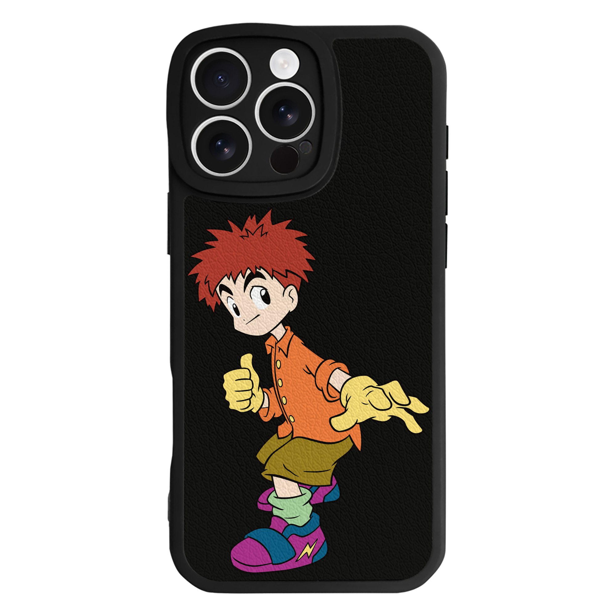 （画像用） Digimon デジタルモンスター/デジモン 【iPhone 16シリーズ対応】シリコンスマホケース（レザー調） 材質：シリコン
